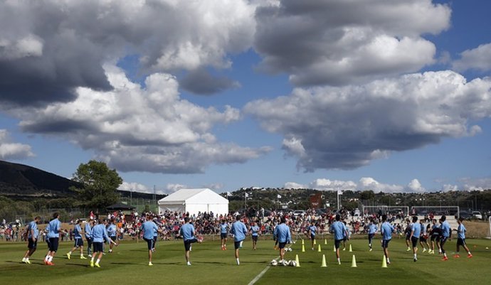Atlético pretemporada entrenamiento