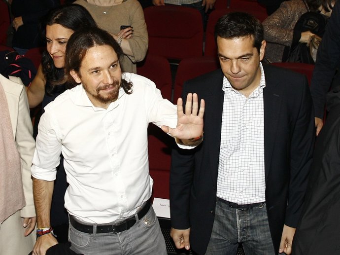 Pablo Iglesias y Alexis Tsipras