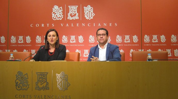 Català y Bellver en rueda de prensa 