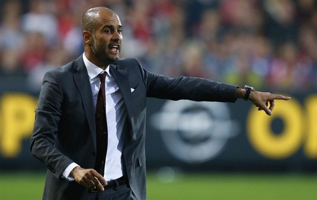 El técnico del Bayern de Múnich, Pep Guardiola