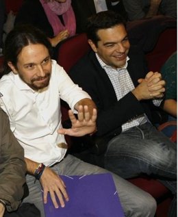 Pablo Iglesias y Alexis Tsipras
