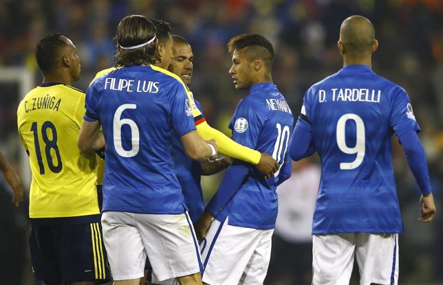 El delantero de la selección de Brasil Neymar Jr