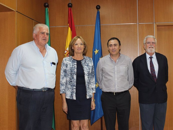 Miguel López, Carmen Ortiz, Agustín Rodríguez y Ricardo Serra