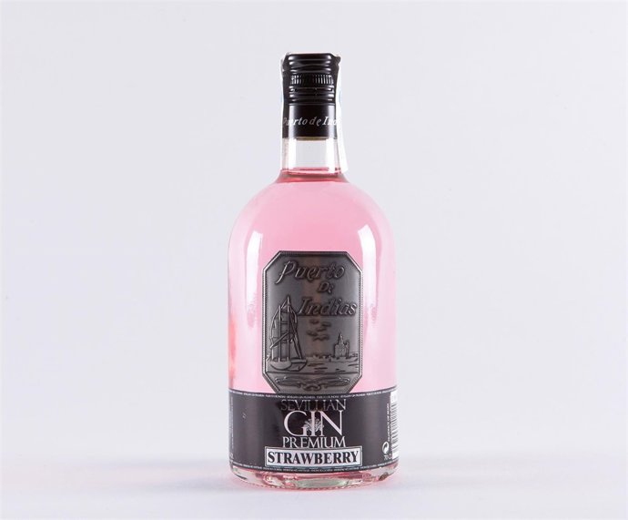 Botella de ginebra Puerto de Indias