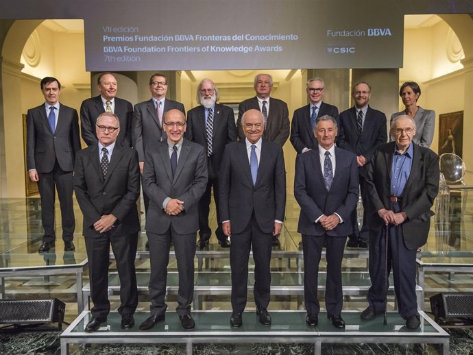 Galardonados de los Premios Fronteras del Conocimiento 2015 de la Fundación BBVA