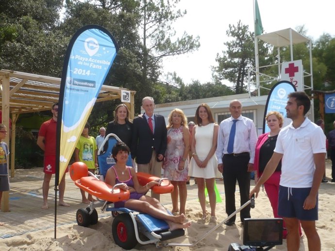 Accesibilidad en las playas de Arnuero