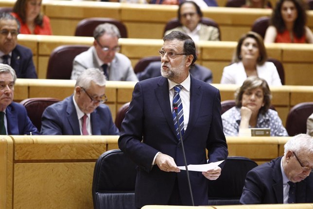 Mariano Rajoy en el Senado