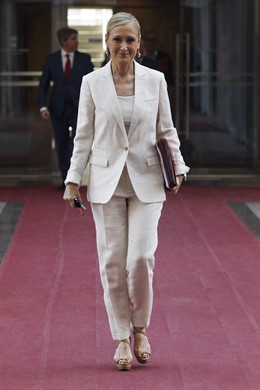 Cristina Cifuentes en el pleno de investidura de la Comunidad de Madrid