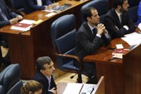 Podemos y Ciudadanos intervienen por primera vez en la Asamblea