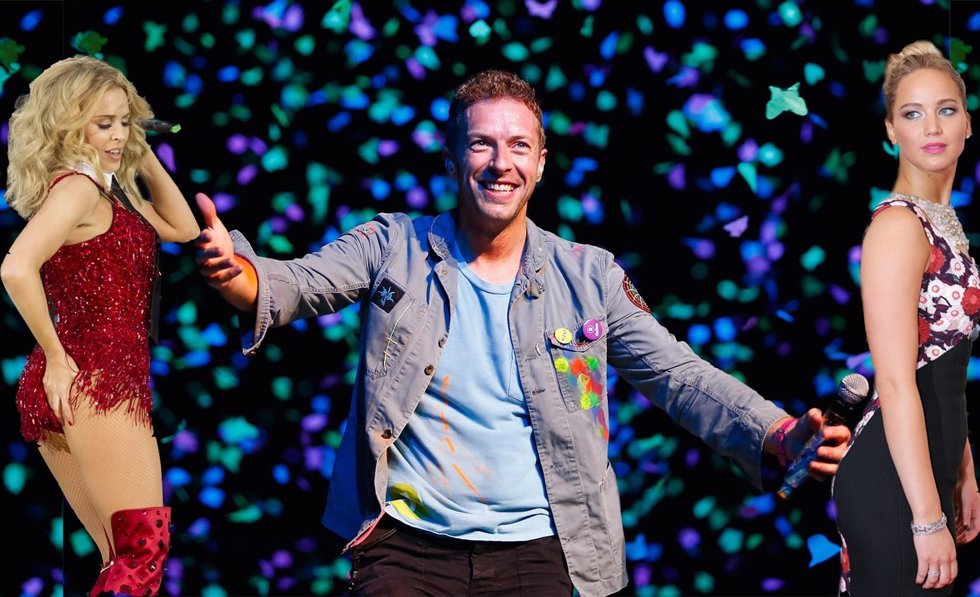 Chris Martin, ¿Jennifer Lawrence o Kylie Minogue?