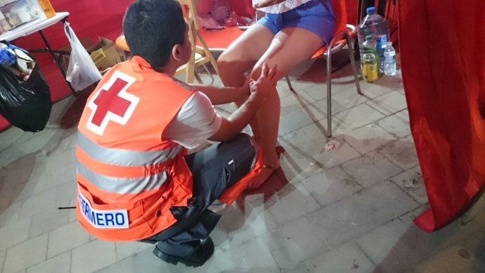 Atenciones de Cruz Roja 