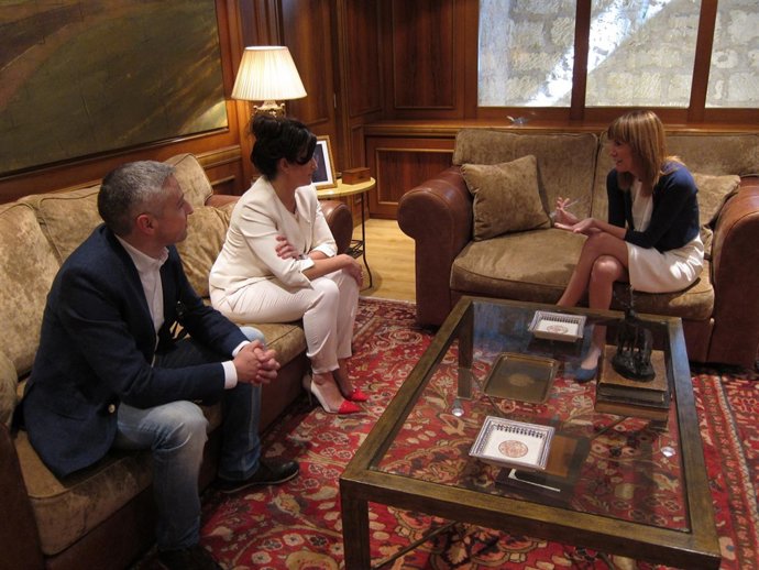 Imagen del encuentro de González y Andreu