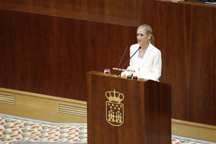 Cristina Cifuentes, pleno de investidura de la Comunidad de Madrid