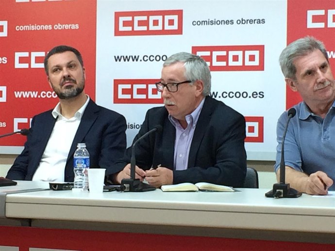 El secretario general de CC.OO., Ignacio Fernández Toxo
