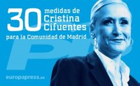 30 medidas concretas de Cristina Cifuentes para la Comunidad de Madrid