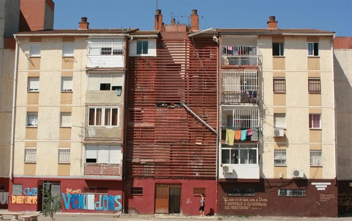 Bloque 2 del Polígono Sur cuya rehabilitación ha sido aprobada por la Junta