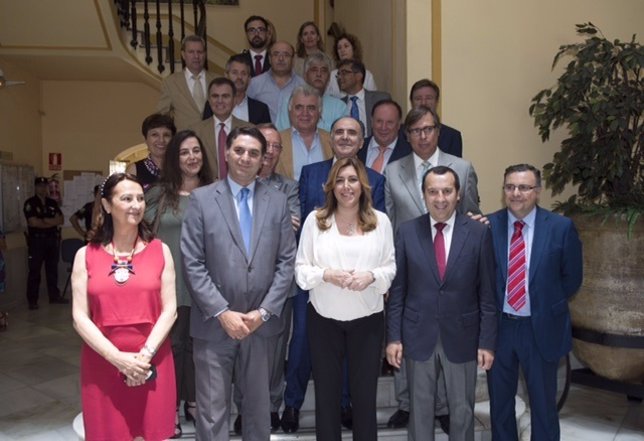 La presidenta de la Junta Susana Díaz preside Mesa del Turismo en Málaga 