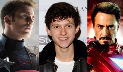 Tom Holland hizo la prueba de Spiderman con Robert Downey Jr y Chris Evans