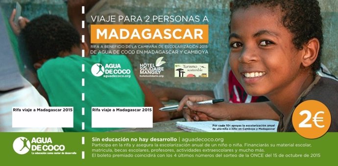 Sorteo Agua de Coco viaje a Madagascar 2015