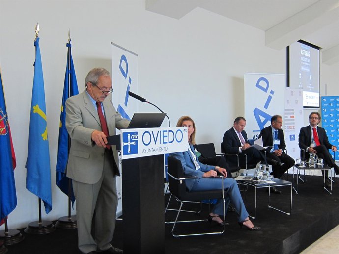 El alcalde de Oviedo, el socialista Wenceslao López, en Asturias Investor's Day