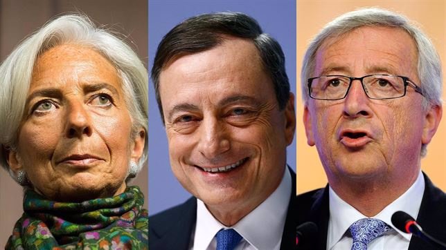 Tsipras se reúne en Bruselas con Juncker, Draghi y Lagarde para tratar de desblo