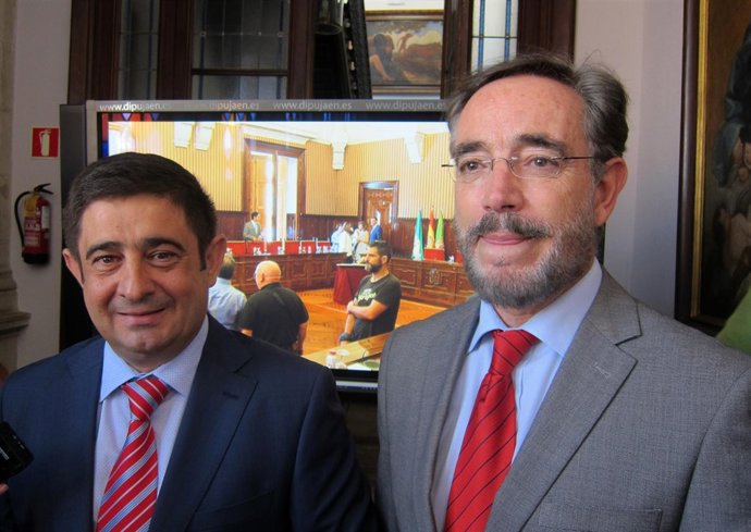 Felipe López (d), junto a Francisco Reyes.