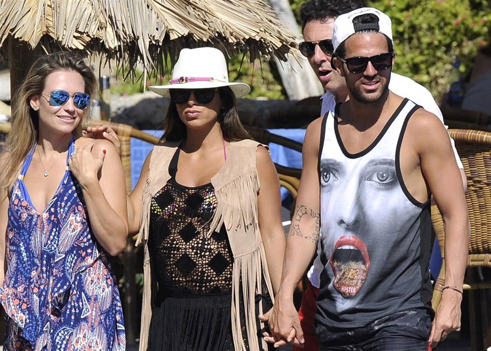 Cesc Fabregas y Daniella Seeman