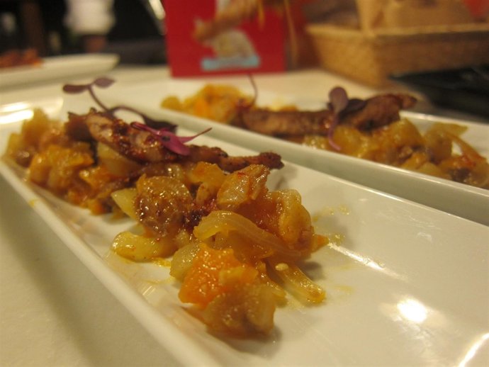 La tapa ganadora, 'Alboronoía andalusí con secreto y harissa'