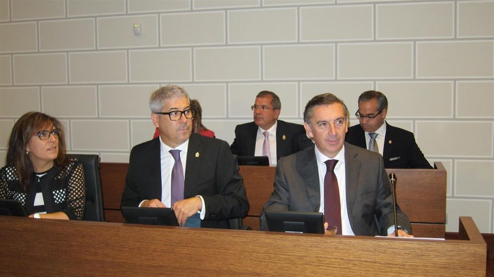 Beamonte este jueves, en el pleno de constitución de la DPZ