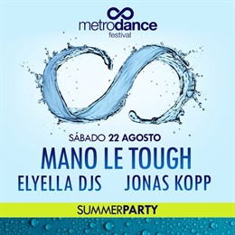 Cartel del Metro Dance Festival y Summer Party