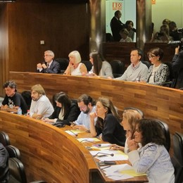 Diputados de Podemos en la Junta General de Asturias