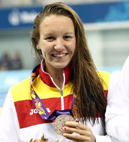 La nadadora española Marina Castro, bronce en 800 libres de Bakú 2015