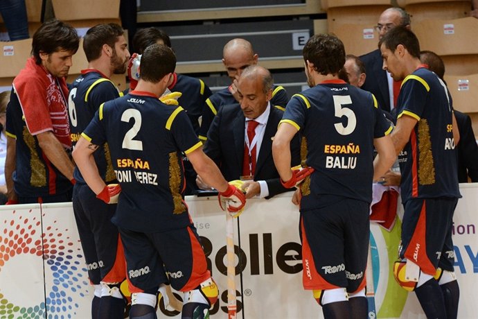 El seleccionador español de hockey patines, Quim Paüls