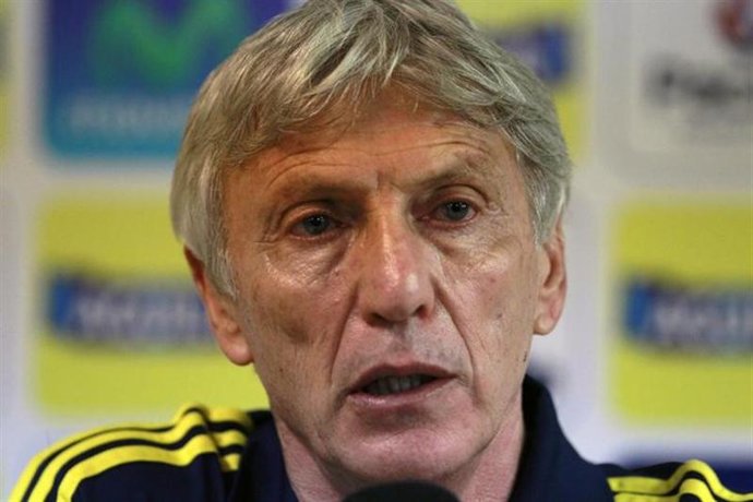 El director técnico de la selección de fútbol de Colombia, José Pekerman 