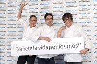 Jordi Cruz, Pepe Rodríguez y Samantha Vallejo-Nájera muestran su lado más desenfadada