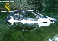 Sucesos.- Detenido tras robar en una casa y quemar el coche que robó para huir