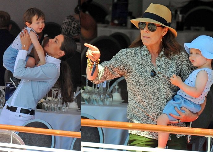 Carlota casiraghi y carolina de mónaco