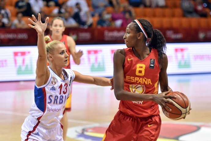 Astou Ndour, Serbia vs España 