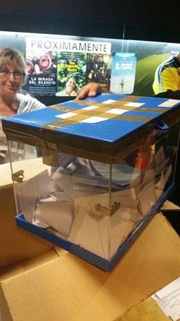 Urna de una asamblea de Som Palma