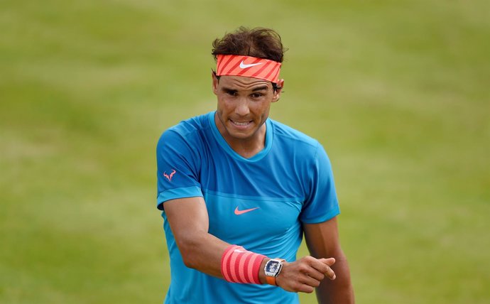 Nadal en el torneo de Queens