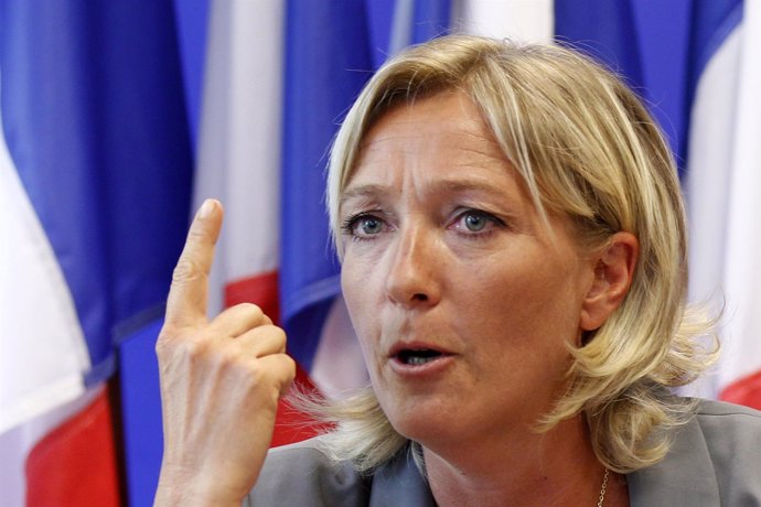 Marine Le Pen, líder del Frente Nacional francés