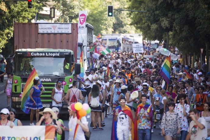 Marcha del Día del Orgullo Lgtbi en Sevilla
