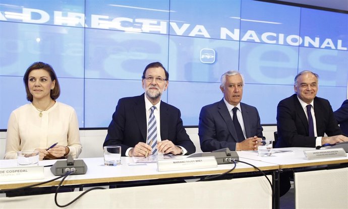 Rajoy preside la Junta Directiva Nacional del PP