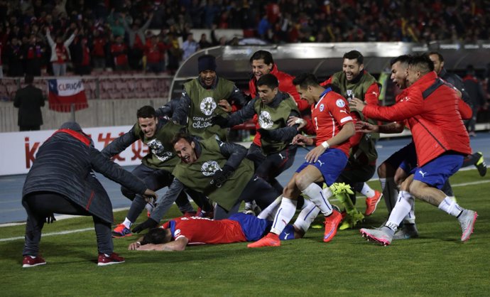 Chile celebra su pase a semifinales de la Copa América