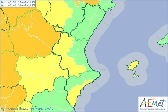 Predicción de este lunes 