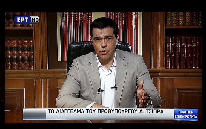 Alexis Tsipras anuncia el control de capitales en Grecia 