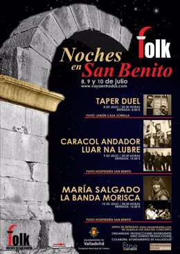 Cartel promocional de las Noches de San Benito