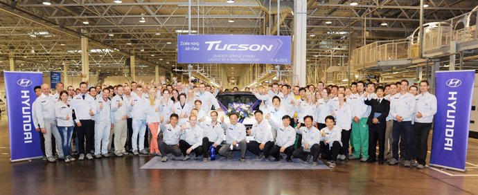 Producción del Hyundai Tucson en Nosovice