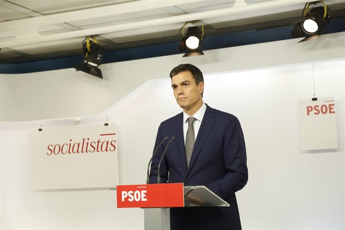 El secretario general del PSOE, Pedro Sánchez