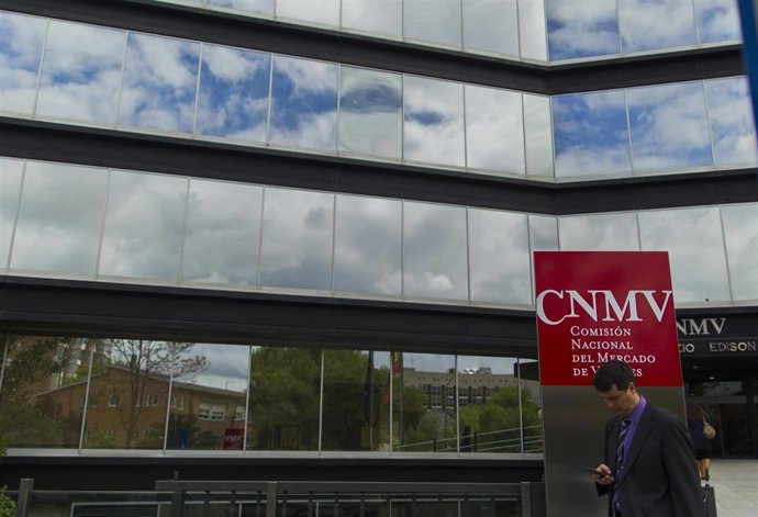 CNMV, fachada de la Comisión Nacional del Mercado de Valores